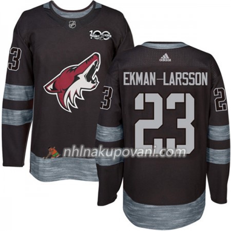 Arizona Coyotes Dresy Oliver Ekman-Larsson 23 1917-2017 100th Anniversary Adidas Černá Authentic - Pánské